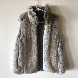 Faux Fur Reversible Vest size Medium